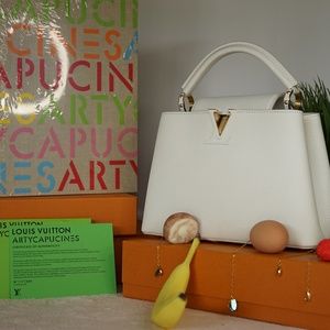 Louis Vuitton Urs Fischer Artycapucines Limited Edition Handbag w/ Tag